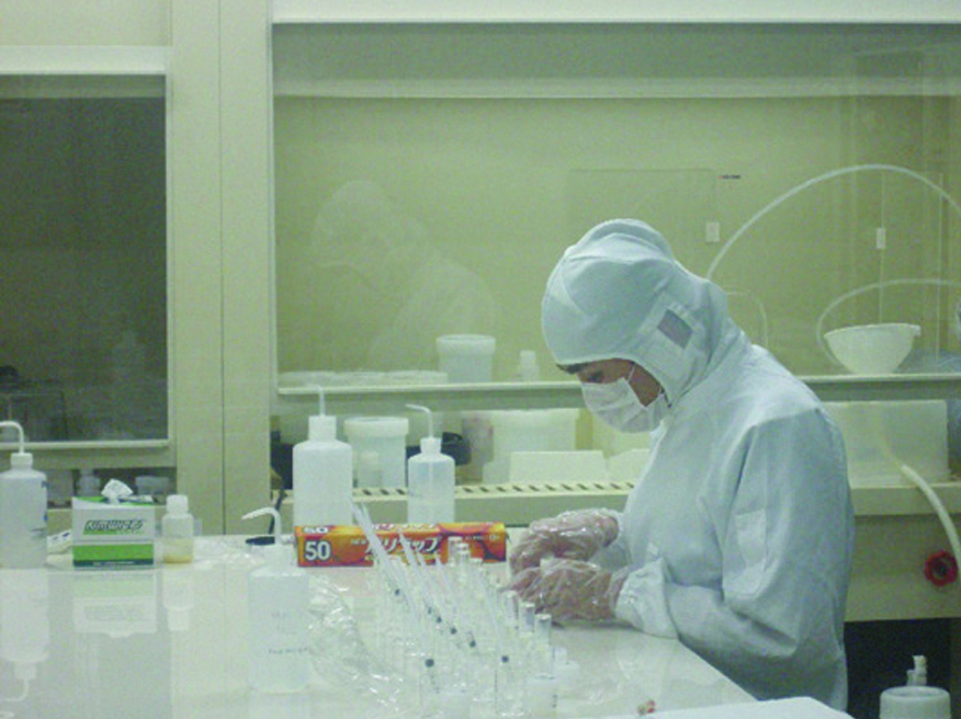 CTD採水の光景写真