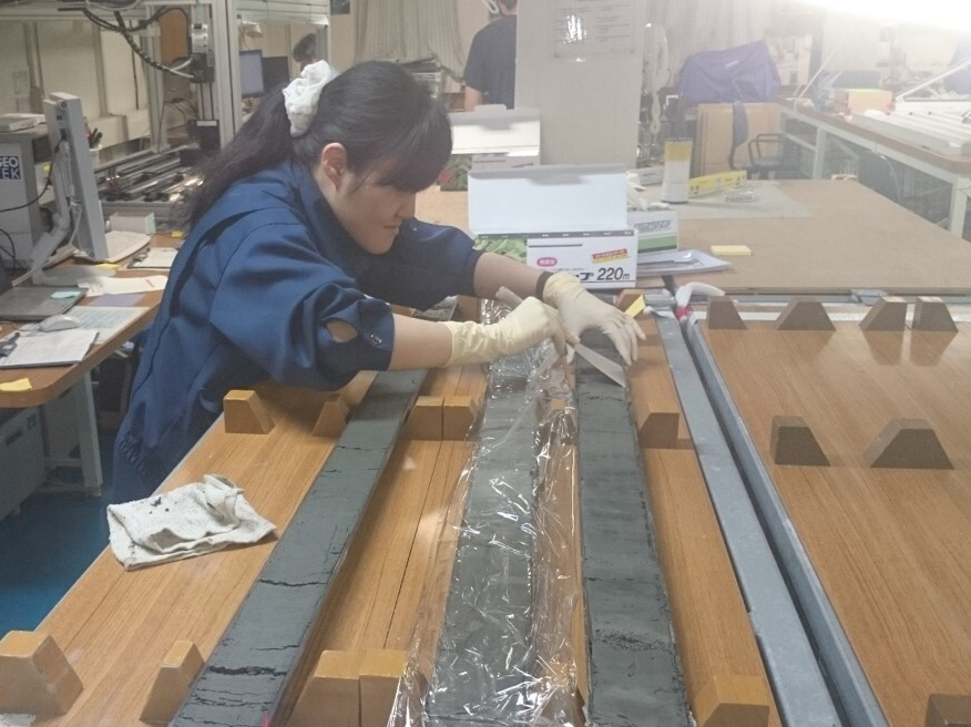 CTD採水の光景写真