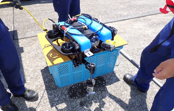 海底地盤・底質調査写真