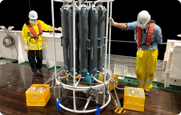 環境モニタリング写真