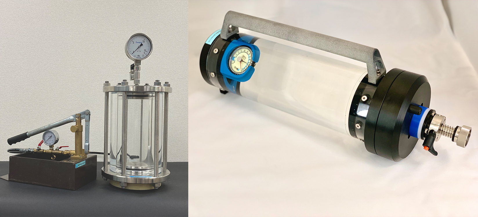 加圧実験機器のレンタル